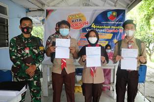 Lanjutkan Komitmen Pemerintah, Lanud Rsn Gelar Serbuan Vaksin II